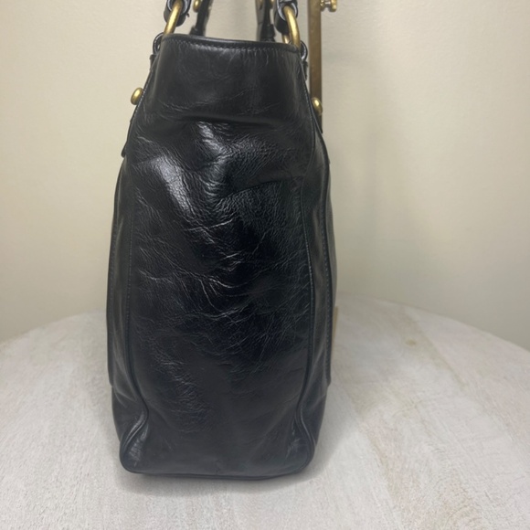 Bally Leather Trainspotting Stripe Tote Bag Unisex - Picture 6 of 13